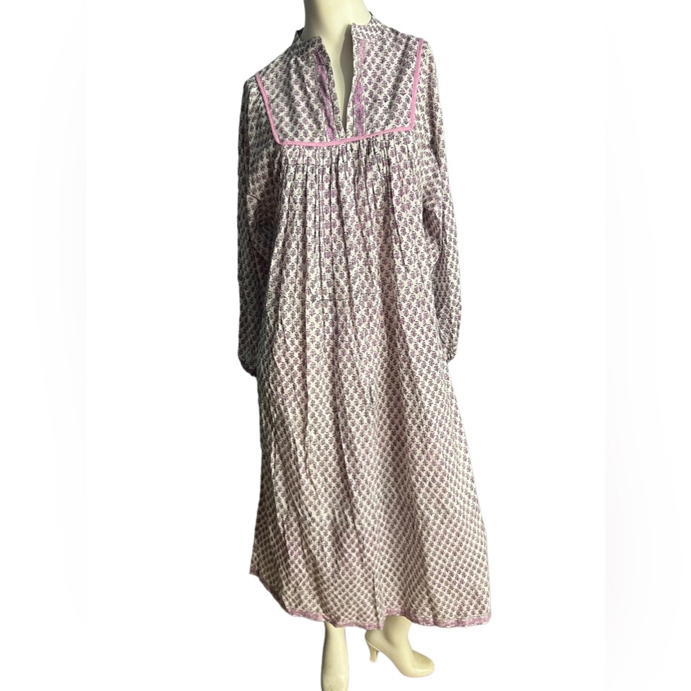 Modernsoul India print caftan dress S